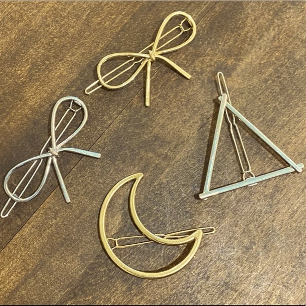 Metallic Hair Barrettes | OS